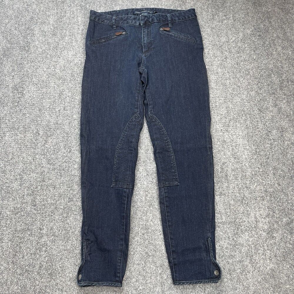 Lauren Ralph Lauren Sport Equestrian Riding Jeans Size 28X28 Jodhpur Knee Patch